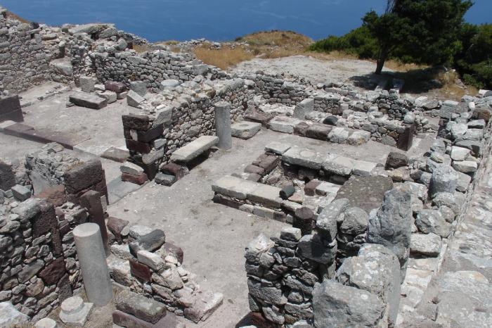 Санторини, античная Фира
