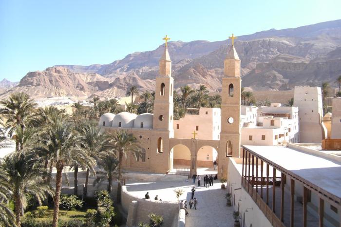 Погода в Хургаде в марте - монастырь Святого Антония