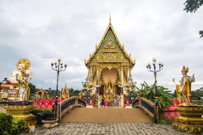 Таиланд Самуи Wat Plai Laem Таиланд Самуи Wat Plai Laem