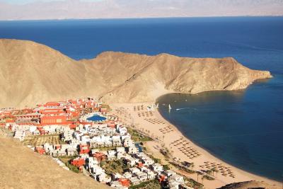 Таба, Вид на курортный город с гор