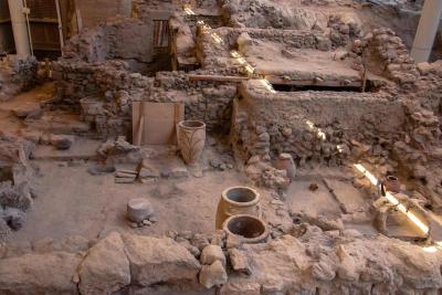 Греция Санторини Акротири